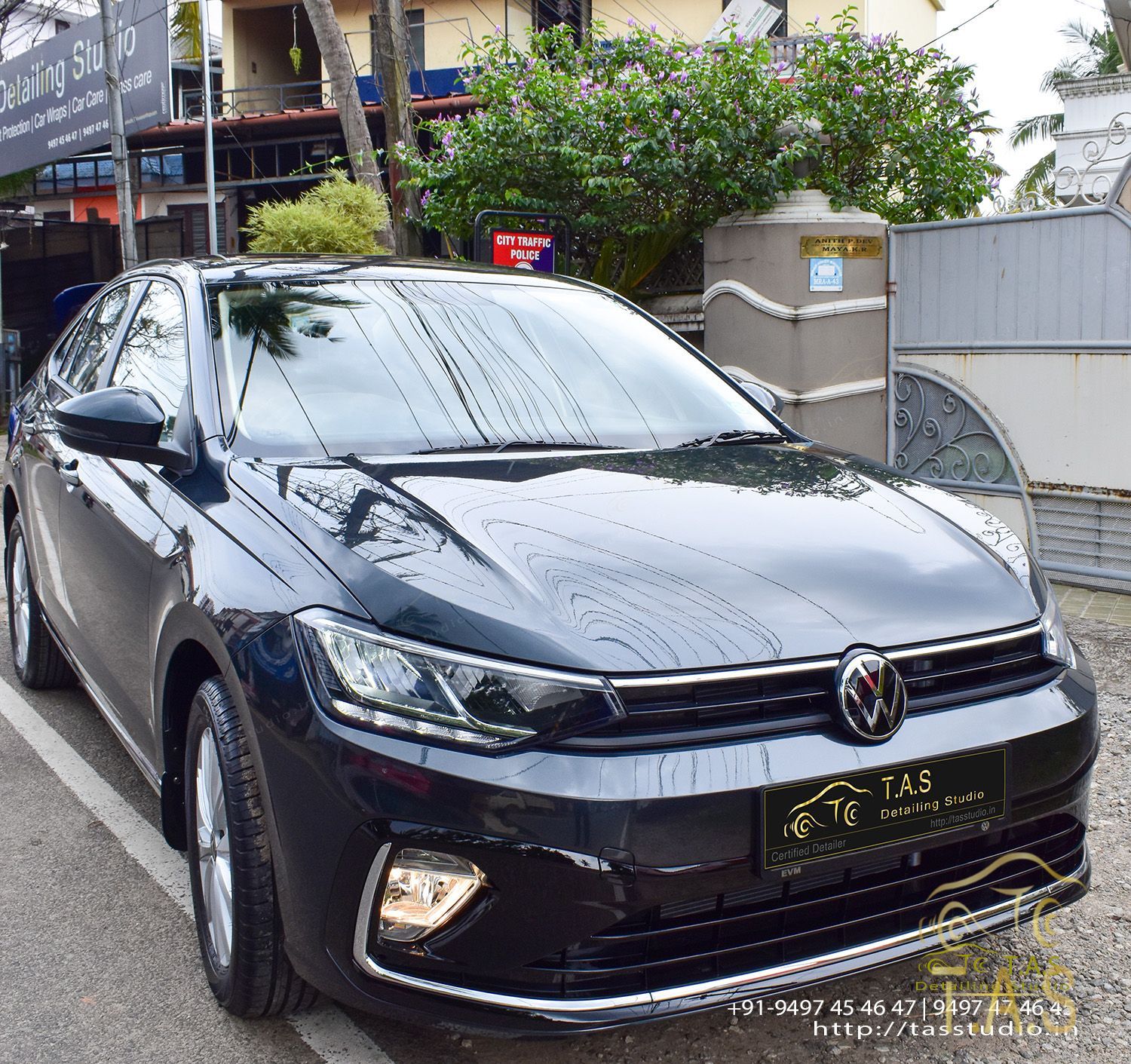 Volkswagen Virtus Graphene Coating - Photo 2 car detailing result