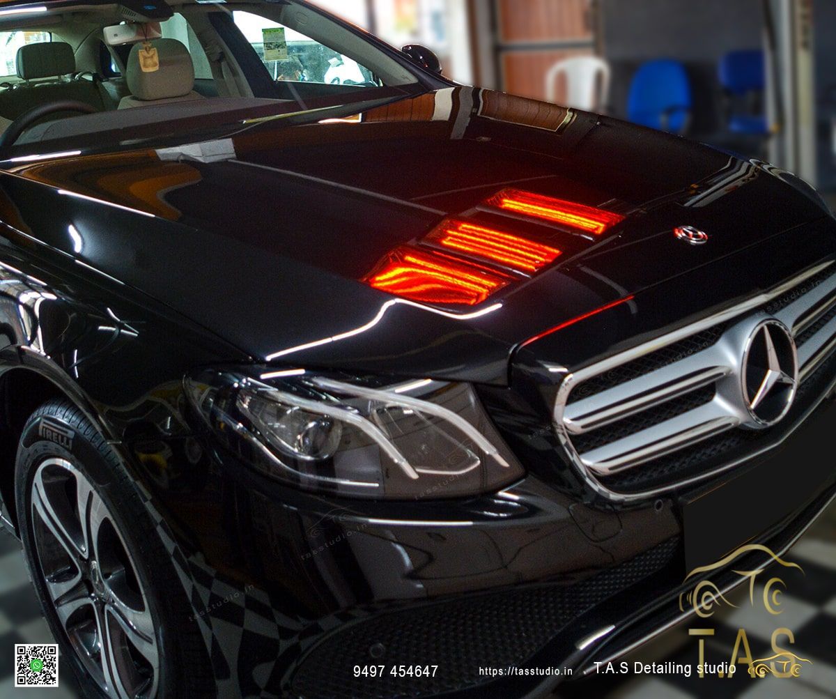 Benz E Class Crystal Serum Light - Photo 2 car detailing result