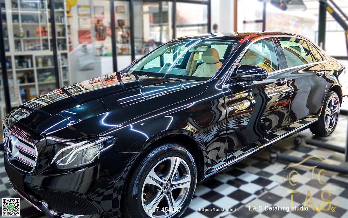 Benz E Class Crystal Serum Light - Photo 4 car detailing result