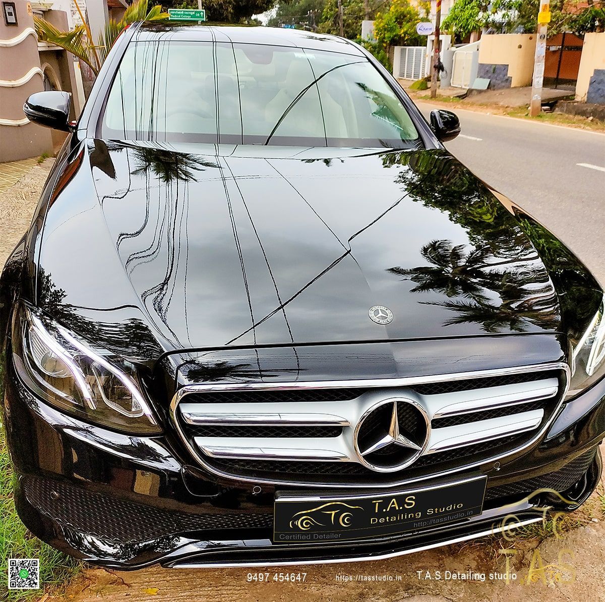 Benz E Class Crystal Serum Light - Photo 5 car detailing result