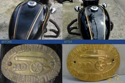 bullet metal restoraton | Paint Gloss Restoration results in Kerala