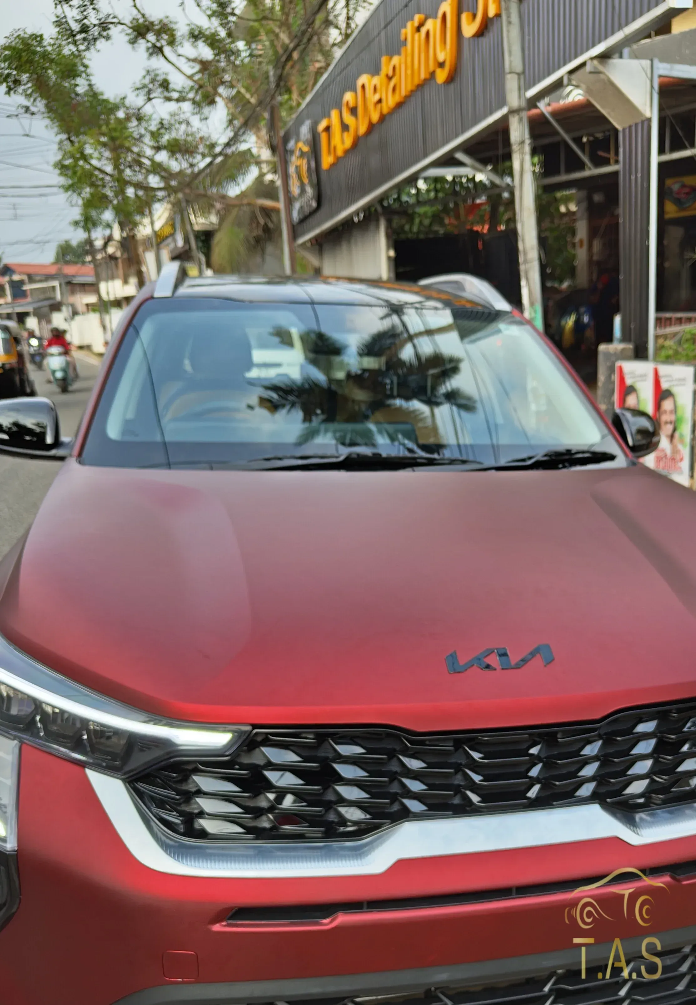 Professional wrap installation in controlled environment | T.A.S Detailing Studio