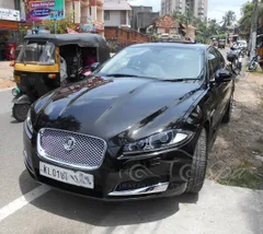Jaguar Ceramic coating at TAS car detailing photo in Trivandrum Kerala