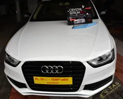 Audi Crystal Serum at Travancore auto spa, TAS car detailing photo in Trivandrum Kerala