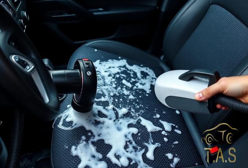 Deep fabric extraction cleaning | T.A.S Detailing Studio