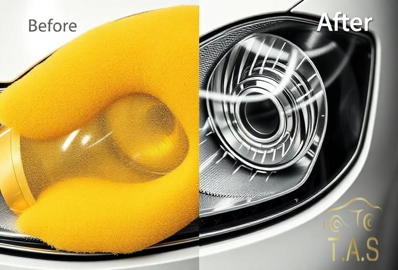 Headlight restoration service in Trivandrum — clear restored headlight