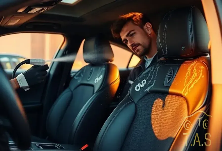 Professional car interior cleaning service in Trivandrum Kerala