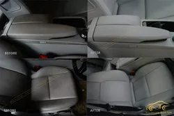 leather cleaning before after 1 | Interior Detailing results in Kerala