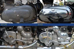 metal restoration | Bike & Bullet Detailing results in Kerala