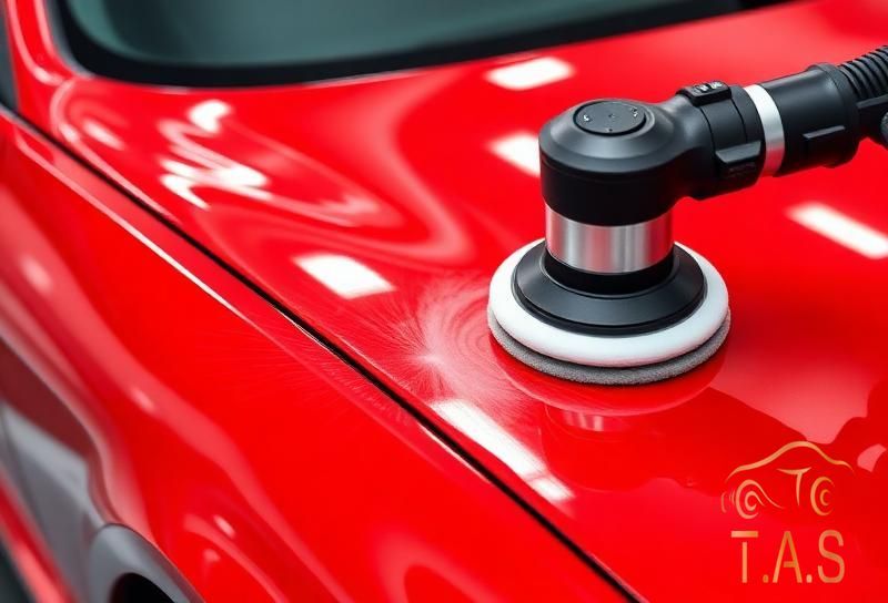 Paint correction and swirl removal on car in Trivandrum, Kerala