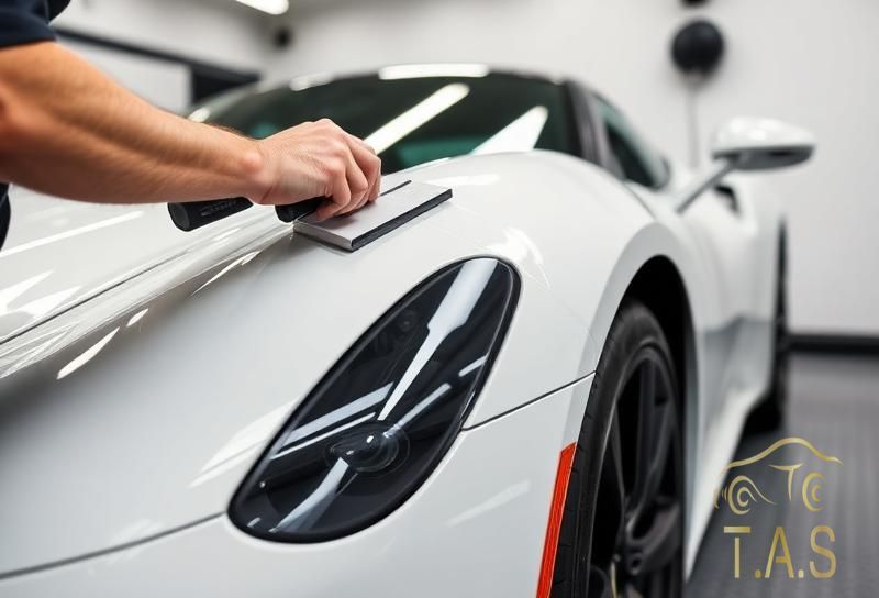 PPF installation process at TAS Detailing Studio, Trivandrum | T.A.S Detailing Studio