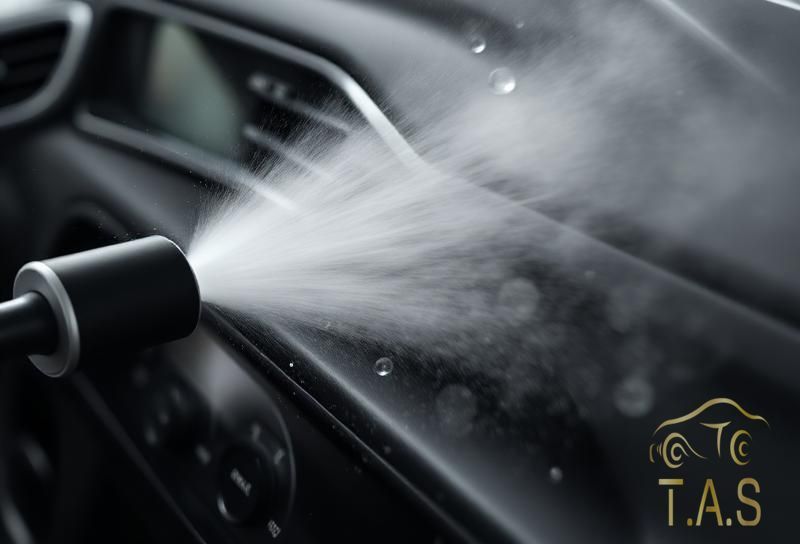 Steam cleaning for deep sanitization | T.A.S Detailing Studio