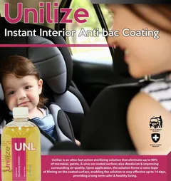 Unilise Instant interior anti-bac coating car detailing photo in Trivandrum Kerala