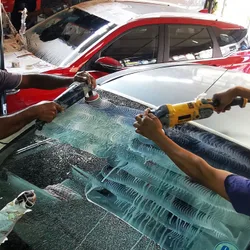 windshield polishing 02 | Windshield Restoration results in Kerala