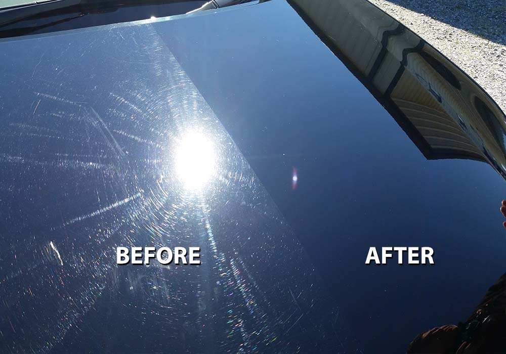 Your car before and after detailing