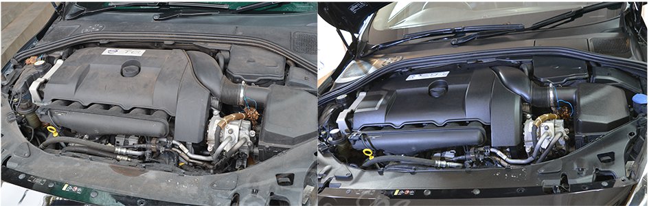 Engine bay detailing Engine bay detailing