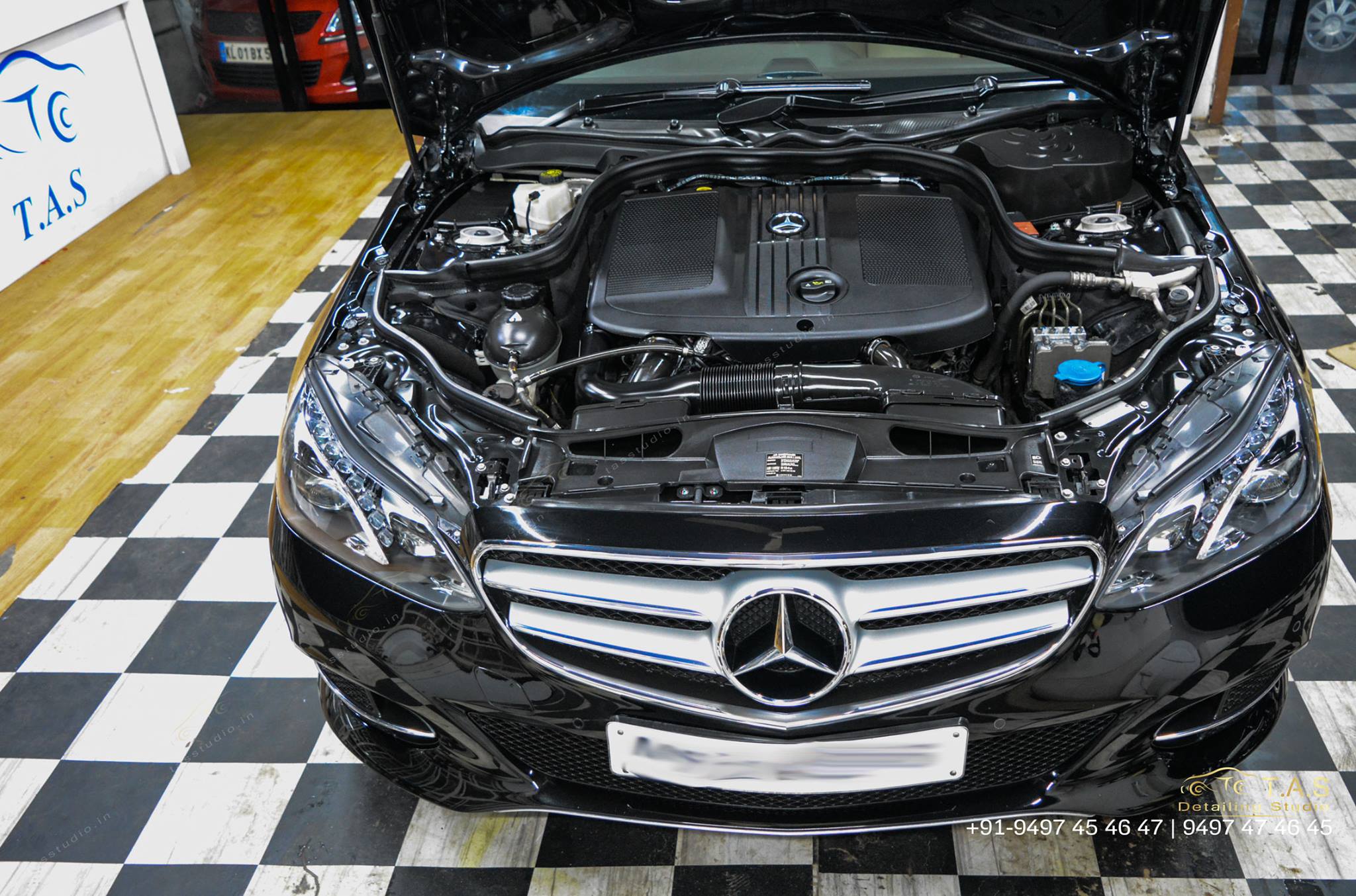 Engine bay detailing Engine bay detailing